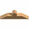 Ekena Millwork Portland Smooth Timber Gable Bracket, Western Red Cedar, 36"W x 10"H x 5 1/2"D x 5 1/2"F, 7/12 Pitch GBW036X10X0606POR00SWR - alternate 2